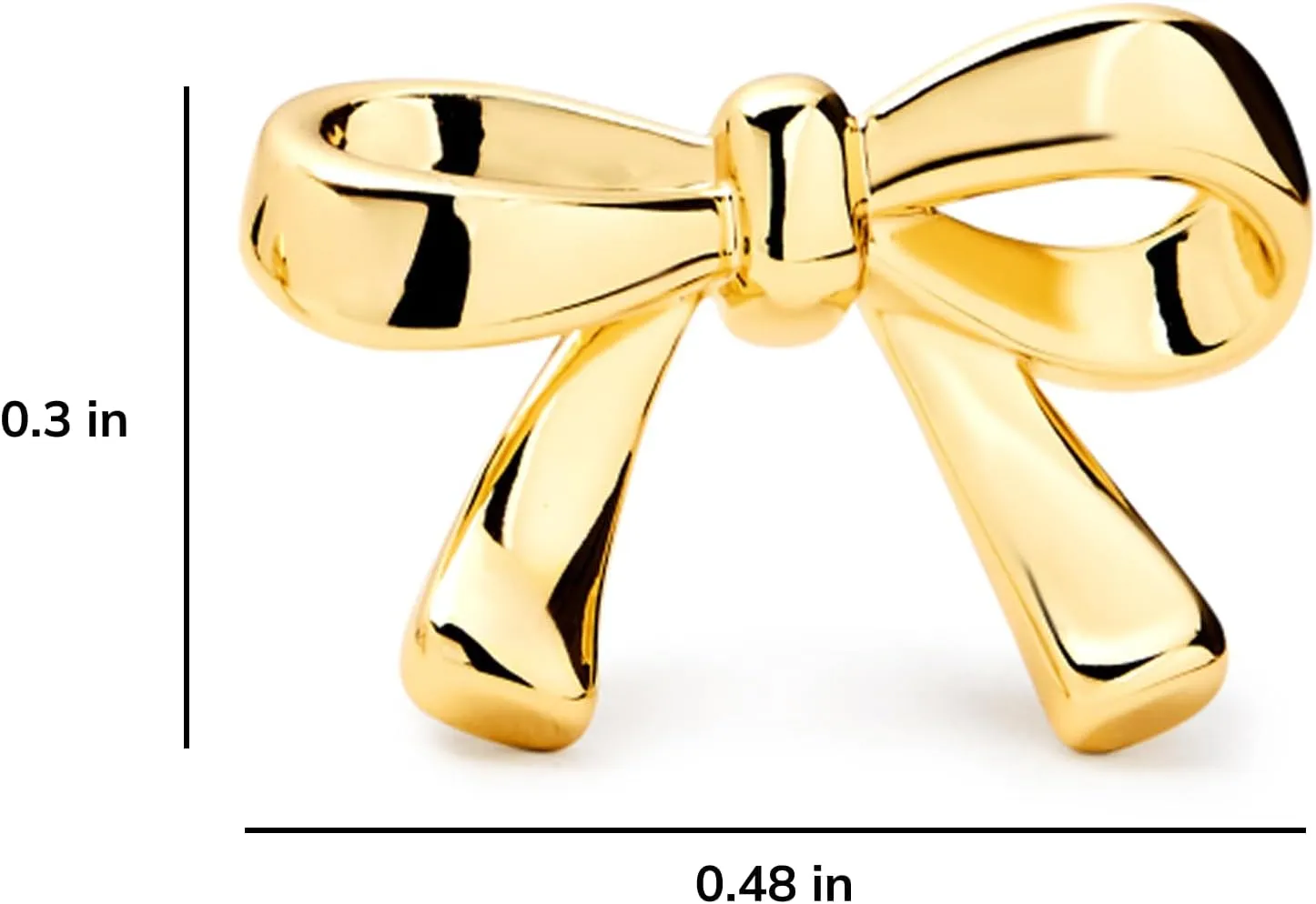 Ana Luisa Stud Earrings for Women Trendy - 14K Gold Plated and Silver Rhodium Plated Earring Studs - X Studs, Bow & Cubic Zirconia Styles - Hypoallergenic Water-Resistant Tarnish-Free Dainty Earrings