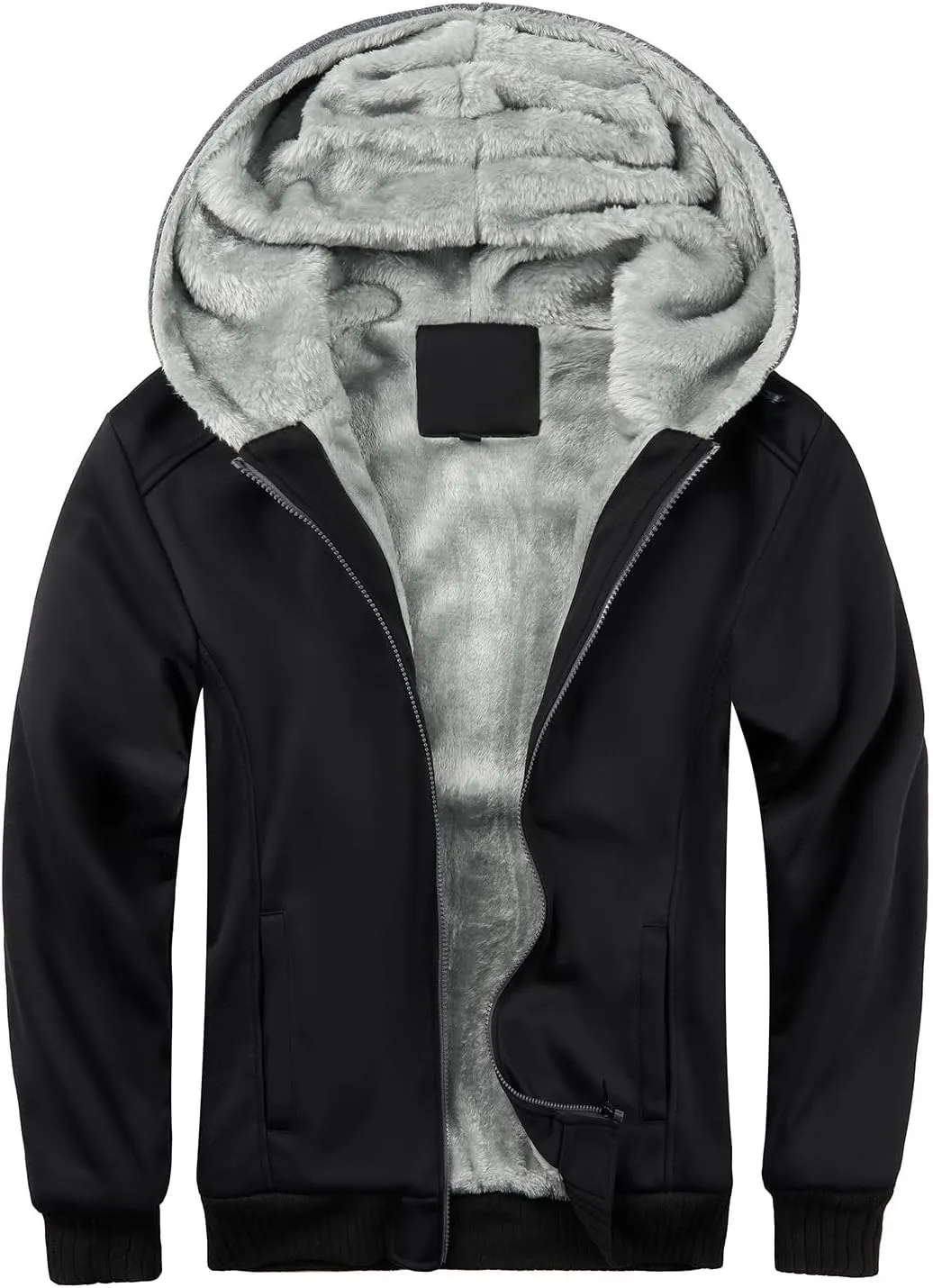 LBL Leading the Better Life Men's Pullover Winter Jackets Hooed Fleece Hoodies Sweatshirt Wool Warm Thick Coats