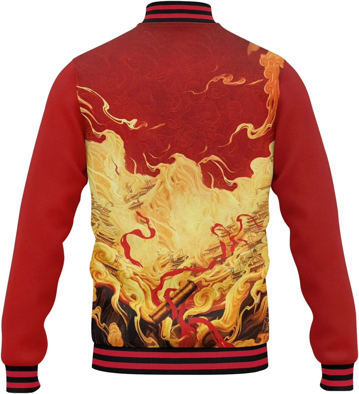 Mens Varsity Jacket Vintage Baseball Bomber Jackets Casual Coats 2025 New Year Fashion Jacket