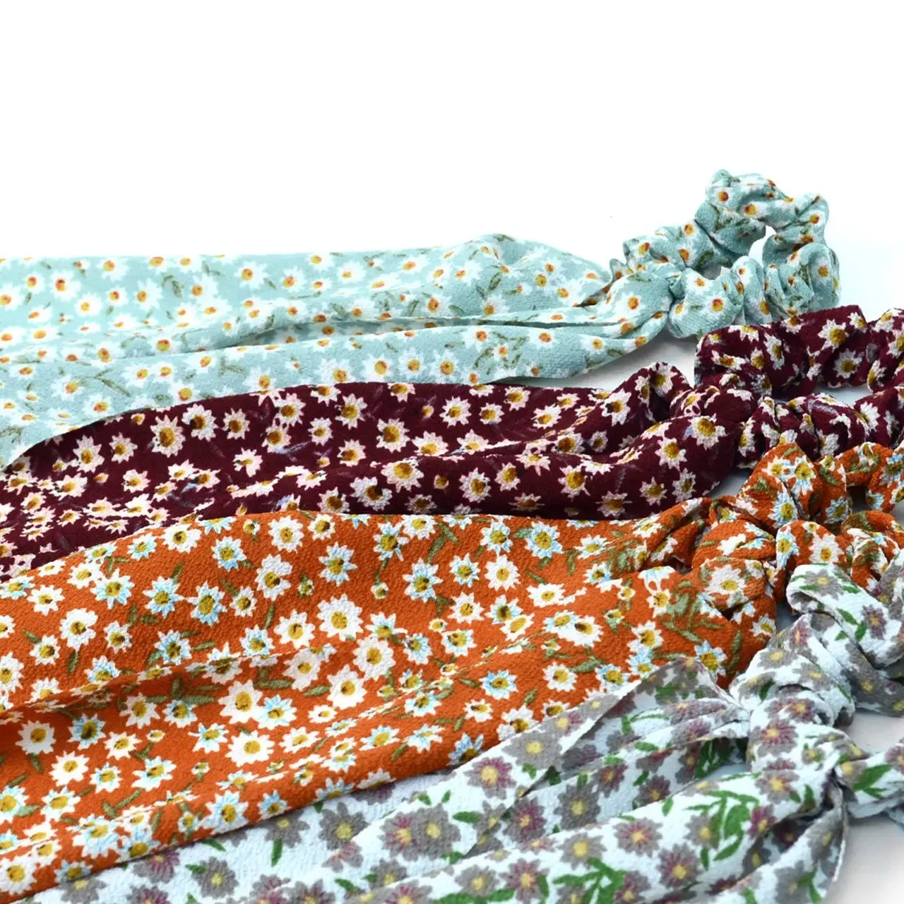 Scrunchie Ribbon Hair Tie - 2 Styles