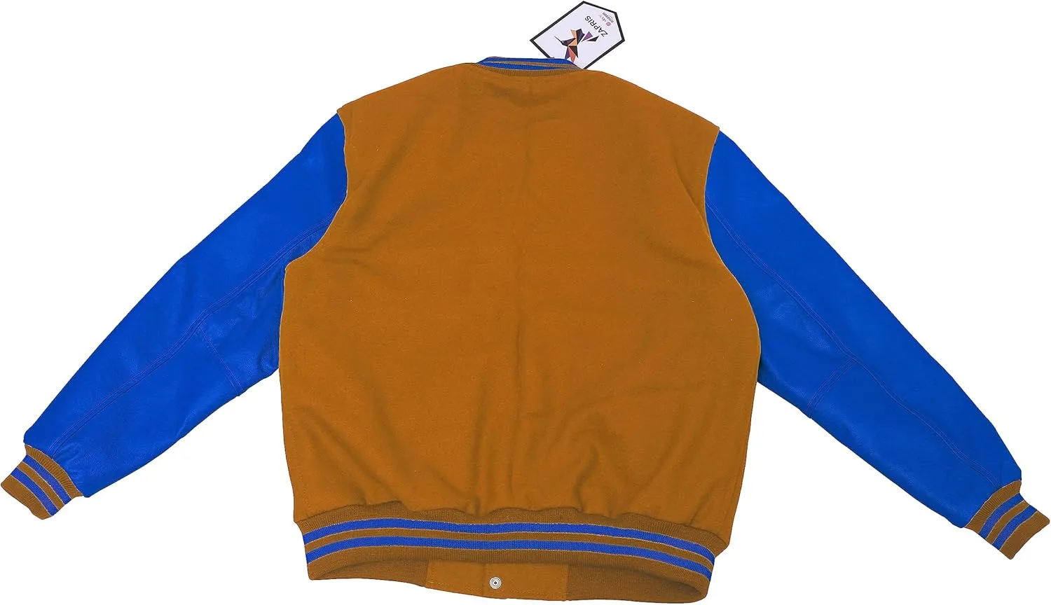 Unisex Women/Mens Varsity Letterman Jacket College Baseball Bomber Wool   Royal Blue Leather Sleeves