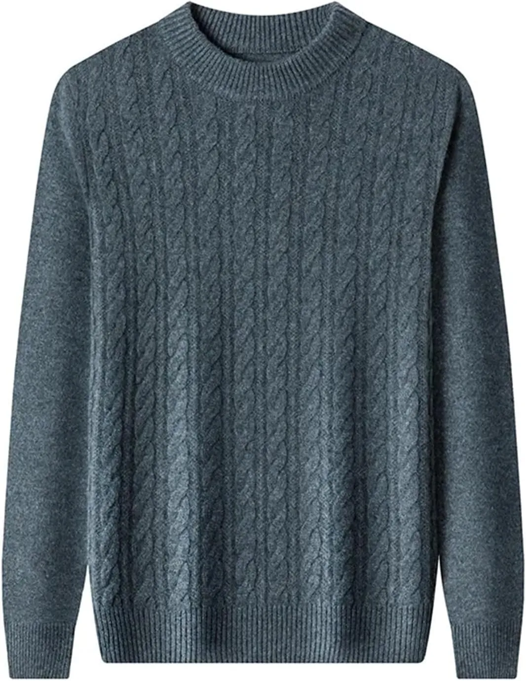Winter Wool Sweaters for Men Fashion Warm Clothes Mens Vintage Warm Pullover Sweaters Knit Pullover