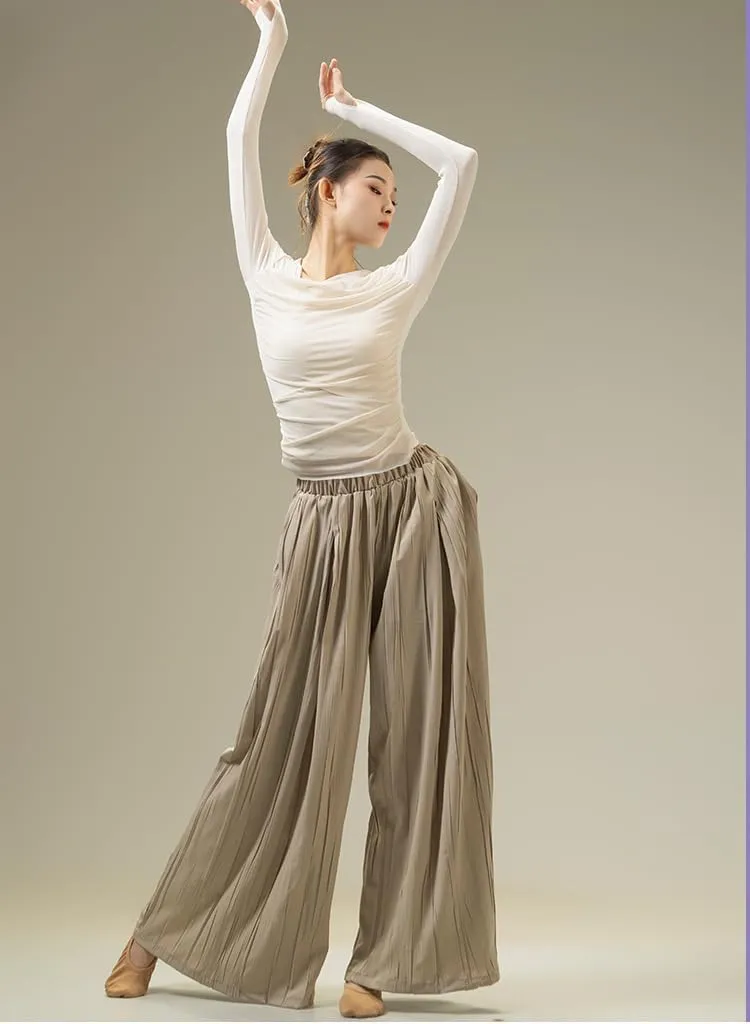 Women Ballet Wrap Top Long Sleeve Pullover Jacket Cotton Bolero Belly Dance Cardigan Tops Gym Yoga Sport Shirts