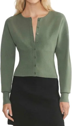 Womens Cropped Sweaters Fall Button Down V Neck Long Sleeve Pullover Solid Casual Ribbed Knit Slim Fit Cardigan